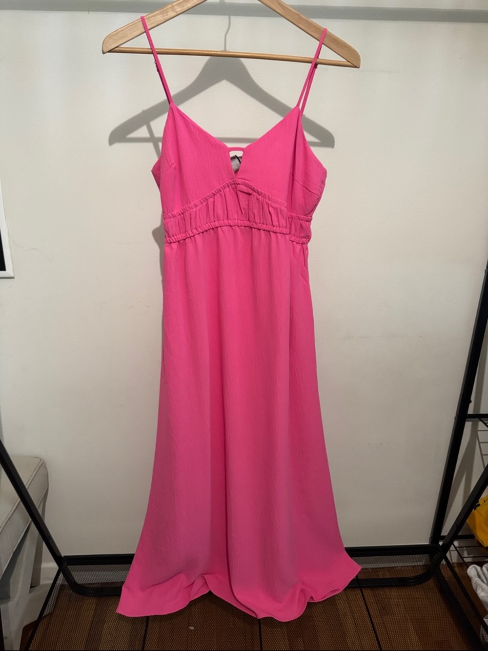 a new day Hot Pink Spaghetti Strap Maxi Dress